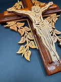 Handcarved Wooden Crucifix