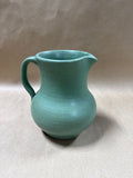 Matte Green Old Pot Shop Pottery Pitcher