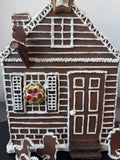 Byer’s Choice Colonial Style Gingerbread House with Gingerbread Figures
