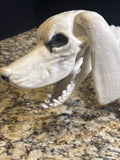 Plastic Dog Skeleton Halloween Decoration