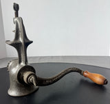 LF& C Vintage Hand Crank Meat Grinder with Clamp