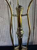 Lightweight Brass Tone Vintage Metal Plant Stand