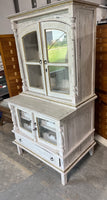 Rustic/Shabby Chic Hutch with Wine Storage***HEAVY ITEM***
