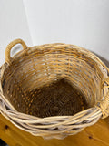 Large Wicker Basket With Handles
