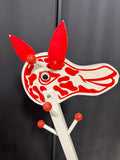 Irmi Vintage Wooden Giraffe Child’s Coat Rack