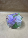 Seaglass In Clear Glass Bowl