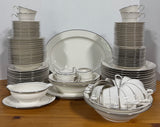 101-Piece Noritake Sorrento Ivory China Set