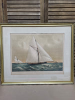 Parson’s Cutter Genesta Print; Signed