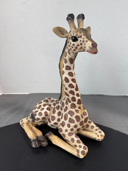 Sitting Baby Giraffe Scultpure or Door Stop