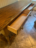 Pennsylvania House Oak Console with 2 Drawers