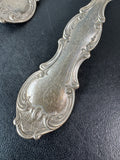 Pair of Marshall & Tyrrell Sterling Silver Serving Spoons