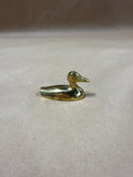 (A) Pair Of Brass Ducks