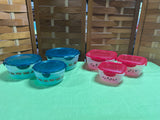 Lock & Lock Christmas Themed Plastic Food Storage Containers, 6 pc