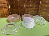 Lock & Lock Pair of Round Plastic Food Storage Containers