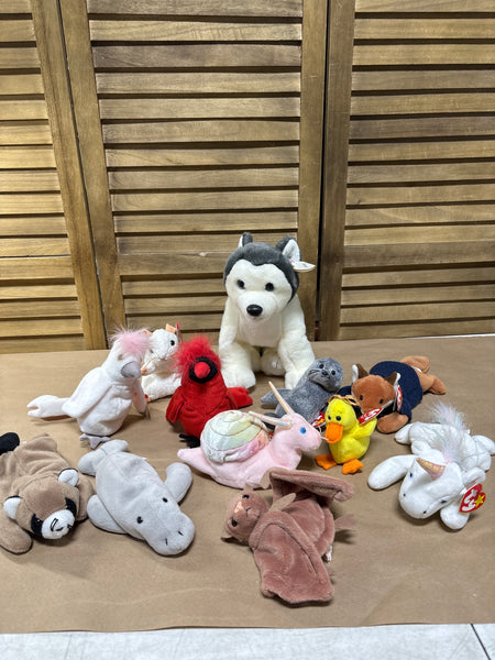 (I) Lot of Stuffed Animals (ALL TY Beanie Babies)