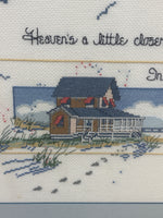 Hand Stitched Beach Scene