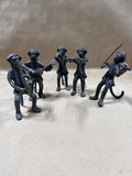 5 Piece Bronze Musician Monkey