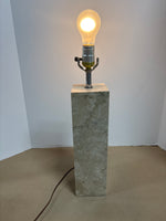 HEAVY Travertine Lamp (NO SHADE)