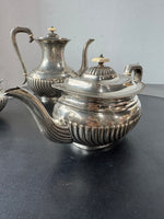 5-Piece Michael C. Fina Co. England Sterling Silver Tea Service Set
