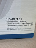 Corningware French White Covered Casserole Dish (Unopened)