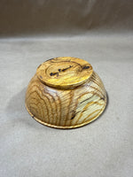 Handmade Wooden Trinket Bowl — Signed