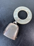 Sterling Silver Engraved Baby Rattle