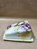 Floral Hand Painted Nippon Cheese Dish