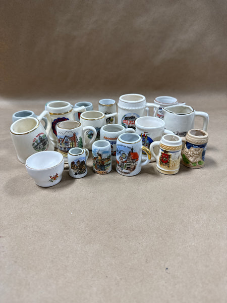 (C) 20 Piece Stein Glass Lot