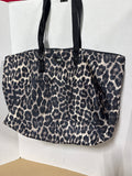 Coach Leopard Print Packable Travel Weekend Bag With Pouch