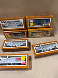 7 Tyco Train Cars
