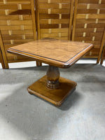 Ethan Allen Square End Table with Laminate Top