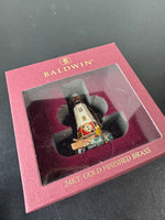 Baldwin 24KT Gold Finished Brass North Atlantic Lighthouse Ornament