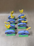 Springy Duck Standing Napkin Rings - Set Of 8 (A)