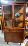 Mid Century Modern Style Corner Cabinet***HEAVY ITEM***READ DETAILS ON PICK UP POLICY***