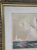Parson’s Cutter Genesta Print; Signed