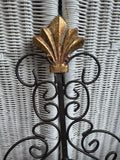 Gilt Accented Metal Scroll Decorative Cross (2 AVAILABLE—PRICED INDIVIDUALLY AT $20 EACH)