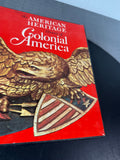The American Heritage History of Colonial America 2-Volume Vintage Hardcover Book Set with Slipcase