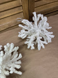Trio of Glitter Snowflakes