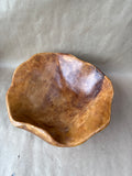 Hand Carved Fir Tree Wooden Bowl