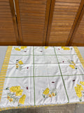 Small Square Easter Spring Style Table Cloth