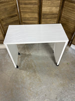 Particle Board Petite Desk on Casters