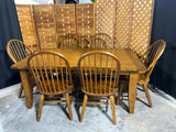 Dining Table with 6 Chairs and 2 Leaves***HEAVY ITEM***READ DETAILS ON PICK UP POLICY***