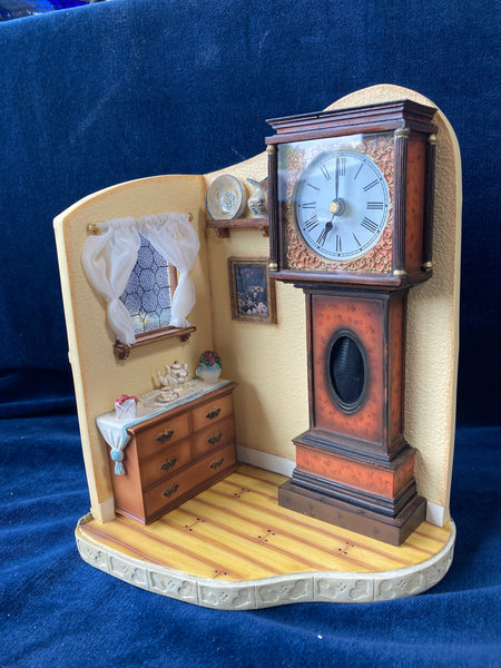 Goebel Hummel Grandfather Clock Display - NOT TESTED