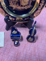 Limoges-Porcelain Dish and Miniatures, France