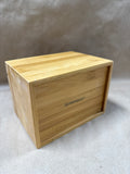 (A) Wooden Index Card Box Holder