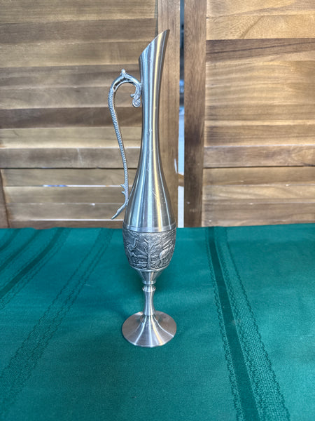 Pewter Elephant Bud Vase