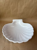 White Ceramic Shell Dish