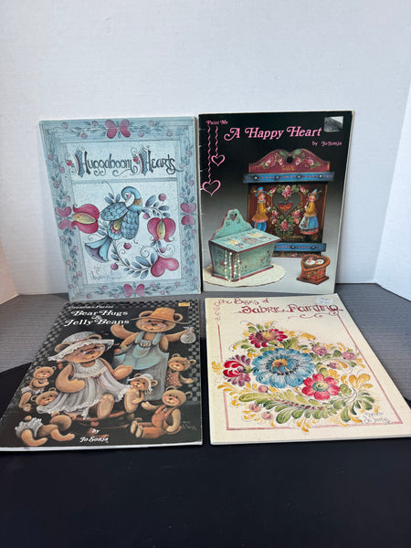 (N) Lot of 4 Folk Art Painting Books by Jo Sonja Jansen