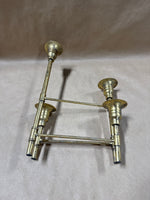 Gold Folding Candelabro — Holds 4 Candles