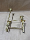 Gold Folding Candelabro — Holds 4 Candles